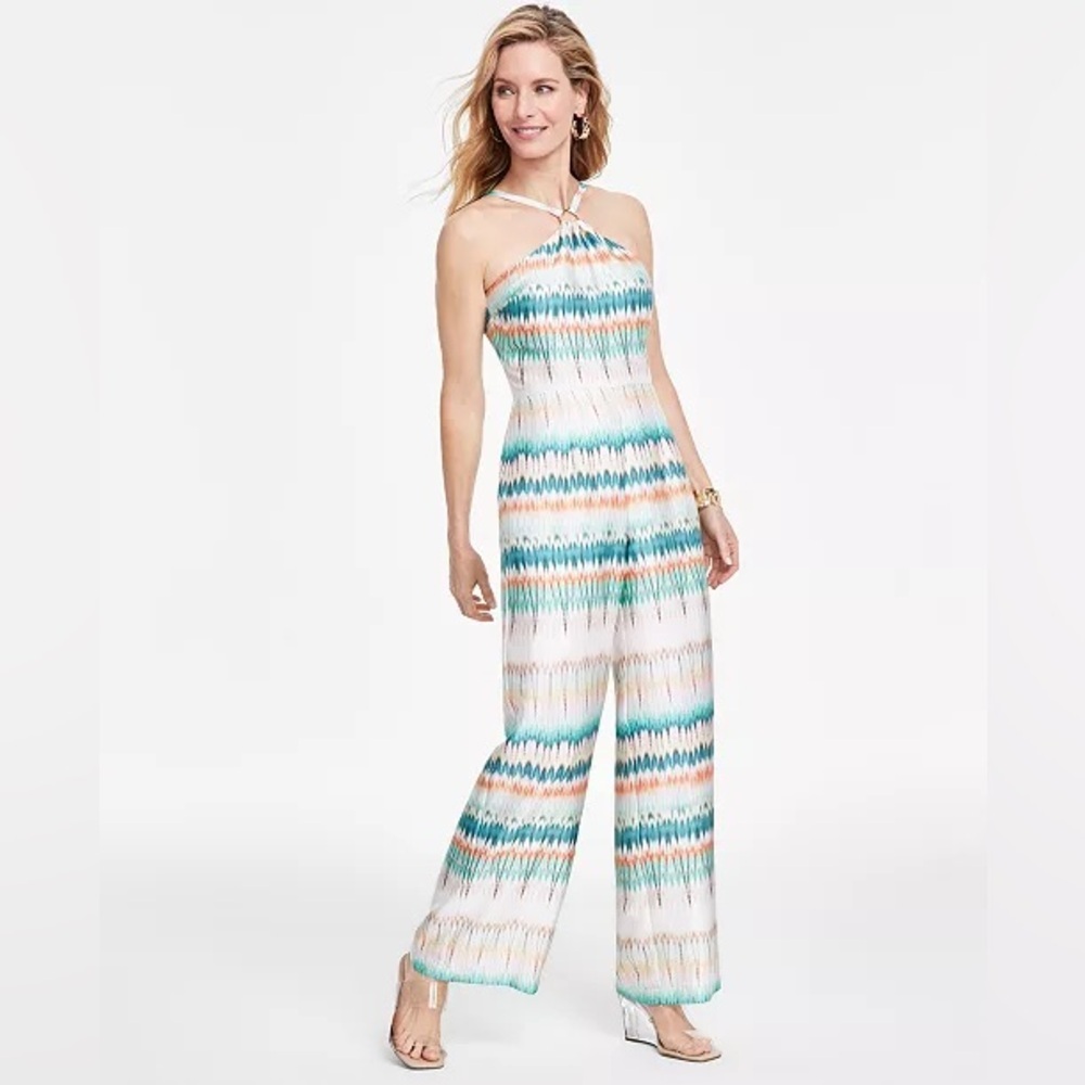 I.N.C. International Concepts
Women's Tie-Dyed Halter Jumpsuit Size 12